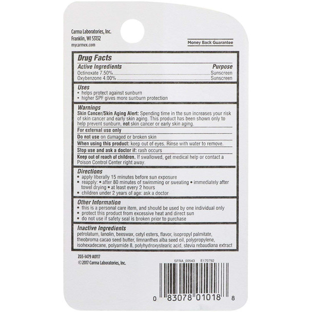 Carmex Daily Care Lip Balm Strawberry Spf 15 0.35 Oz (Tube In Blister Pack)