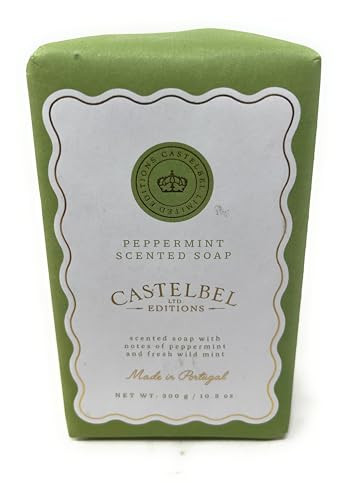 Castelbel Peppermint Luxury Fragranced Soap 10.5 Ounces