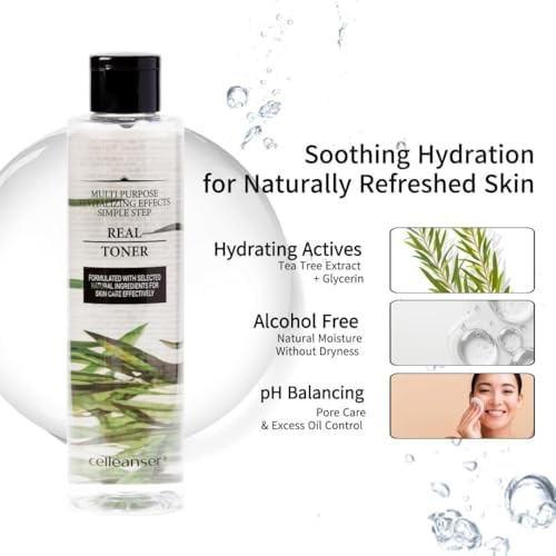 Celleanser Ultimate Clarifying Duo: Tea Tree Toner And Ampoule Set