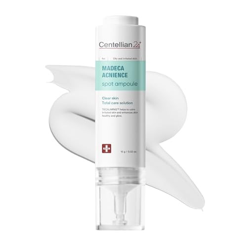 Centellian 24 Madeca Acnience Spot Ampoule (0.52Oz) - Intensive Spot Care For Oily & Sensitive Skin Controls Sebum Soothes Redness Korean Skin Care. Formula With Tecalming & Centella Extract