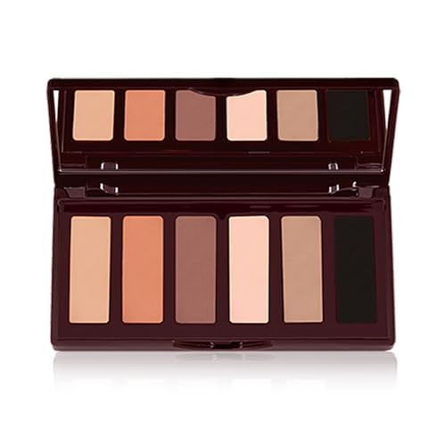 Charlotte Tilbury Super Nudes Easy Eye Eyeshadow Palette - Nude Matte Eyeshadow Palette With 6 Easy-To-Wear Shades For Effortless 90S Supermodel Smokey Eyes
