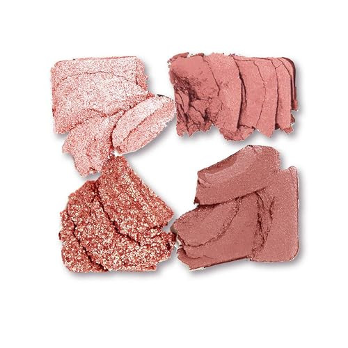 Charlotte Tilbury Pillow Talk Luxury Palette Eyeshadow - Shimmer Metallic & Satin Matte Eyeshadow Quad With A Rich Powder Formula - Includes 4 Complementary Shades - Palette Of Pops