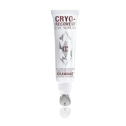 Charlotte Tilbury Cryo-Recovery Eye Serum - Cooling Dark Circles Under Eye Treatment - Addresses Fine Lines Wrinkles & Puffiness - Infused With Caffeine To Boost Elasticity