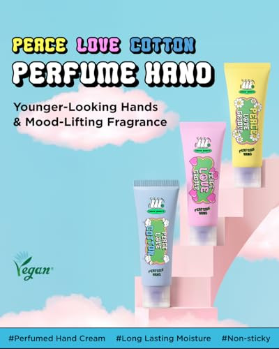 Chasin' Rabbits Perfume Hand Cream Cotton Floral Scent 1.69 Fl Oz Moisturizing Hand Lotion & Dry Hand Cream Multi-Functional & Vegan Hand Moisturizer With Shea Butter