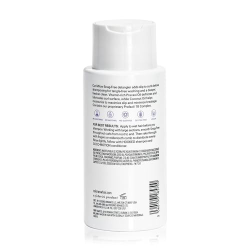 Color Wow Curl Wow Snag- Pre-Shampoo Detangler Adds Slip To Curls Before You Shampoo For Tangle- Washing And A Deeper Fresher Clean Reduce Breakage