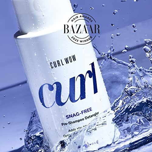 Color Wow Curl Wow Snag- Pre-Shampoo Detangler Adds Slip To Curls Before You Shampoo For Tangle- Washing And A Deeper Fresher Clean Reduce Breakage