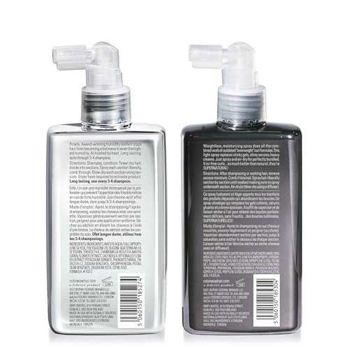 Color Wow Dream Duo For Curly Hair- Switch Up Your Style From Curly To Straight And Back Again. Featuring Dream Coat And Dream Coat Curly With Advanced Frizz Control + Heat Protectants For Glossy Hair