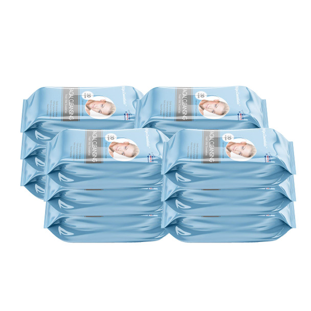 Diamond Wipes Wipeessentials Facial Cleansing Wipes With Vitamin E And Botanical Extracts - 360 Wipes - 12 Packs Of 30Ct Gifts For Women Travel Essentials
