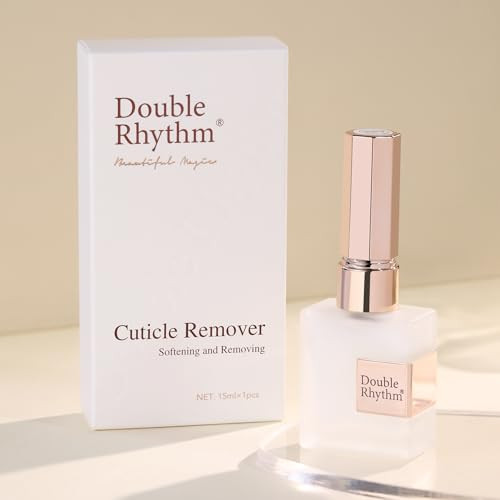 Double Rhythm Cuticle Remover Softener For Nail CareHydrating Softener Cream For Dry ManicuresBrittle NailsHang Nails + Dry 0.5 Fl Oz (Cuticle Remover)