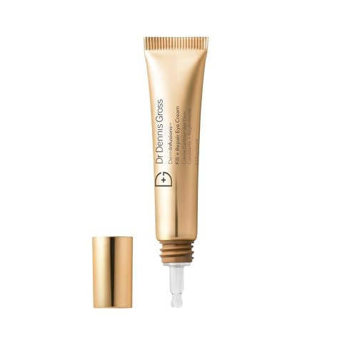 Dr Dennis Gross Derminfusions Fill + Repair Eye Cream: Hydrating & Brightening Treatment For Dark Circles Fine Lines & Wrinkles Firms & Smooths 360 Eye Area 0.5 Oz