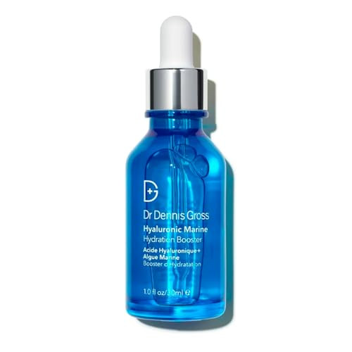 Dr Dennis Gross Hyaluronic Marine Hydration Booster: For Dehydrated Rough Texture Dry Fine Lines & Wrinkles 1 Fl Oz
