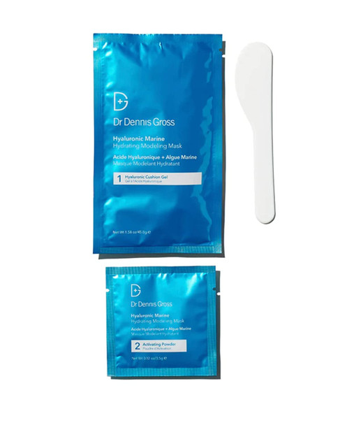 Dr Dennis Gross Hyaluronic Marine Modeling Mask: For Dehydrated Skin Dull Complexion & Fine Lines And Wrinkles 4 Treatments