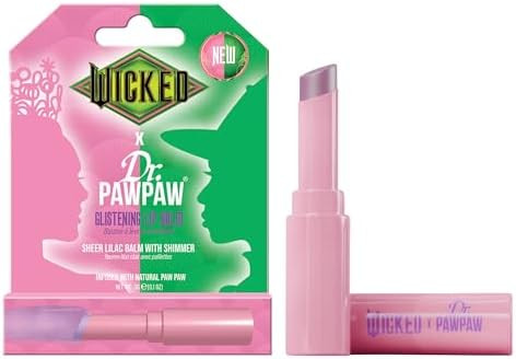 Dr. Pawpaw Wicked Lip Balm - Glistening - Natural Balm With Aloe Vera - Gluten Lip Moisturizer To Nourish Soften And Hydrate 0.1 Oz