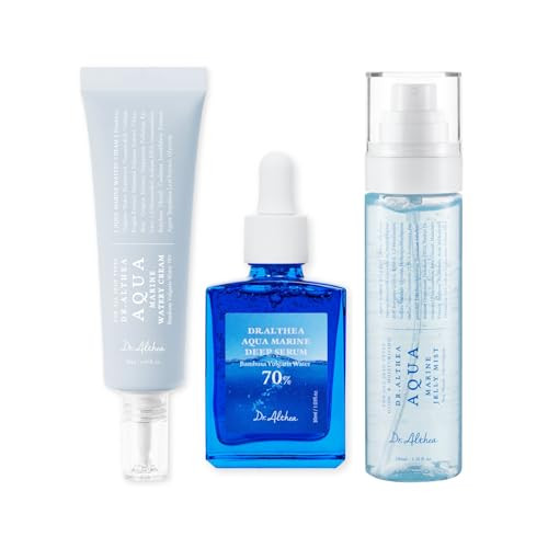 Dr.Althea Aqua Marine Hydration Trio Deep Hydration & Soothing Care Korean Vegan Skincare For All Skin Types