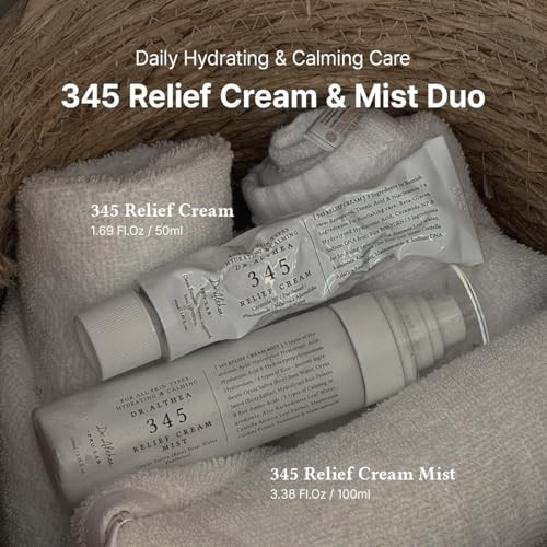 Dr.Althea Calming Relief Set 3 Step Soothing & Hydration Set For Sensitive Skin Korean Vegan Skin Care For All Skin Types