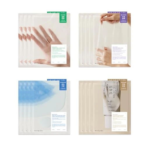 Dr.Althea Sheet Mask Set 345 Relief Cream Mask Jelly Seal Dewy Mask Aqua Hydration Cushion Veil Calming Mask Vegan Korean Skincare (Pack Of 16)