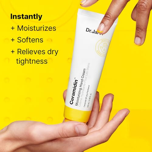 Dr.Jart+ Ceramidin Moisturizing Korean Hand Cream For Dry Hands With Ceramides And Panthenol Korean Skin Care 3.38 Fl Oz