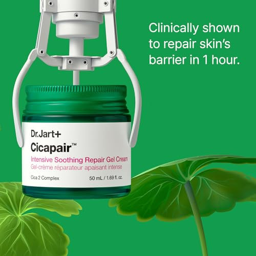 Dr.Jart+ Cicapair Cooling Gel Korean Face Moisturizer For Redness And Sensitive Skin With Centella Asiatica Korean Skin Care 1.69 Fl Oz