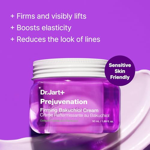 Dr.Jart+ Prejuvenation Firming Bakuchiol Cream With Collagen Peptides Korean Anti Aging Face Cream Sensitive Skin Friendly Korean Skin Care 1.69 Fl Oz
