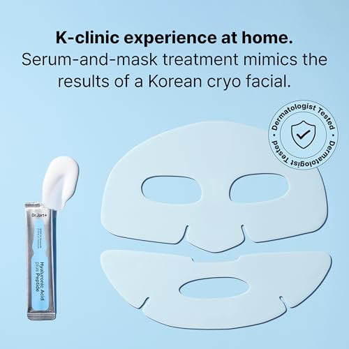 Dr.Jart+ Cryo Rubber Moisturizing And Cooling Korean Face Mask With Hyaluronic Acid And Peptides Korean Skin Care (Pack Of 2)