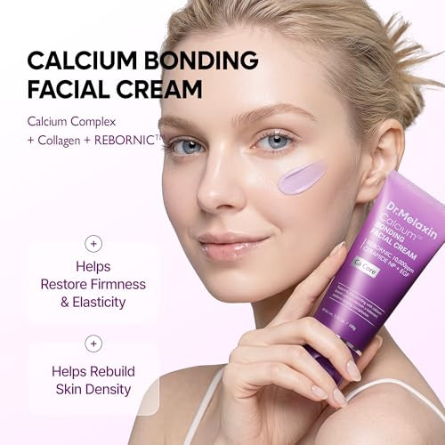 Dr.Melaxin Calcium Bonding Facial Cream With Rebornic 10000Ppm & Egf Anti-Aging Face Moisturizer For Skin Density Ceramide & Hyaluronic Acid For Elasticity 3.38 Fl.Oz