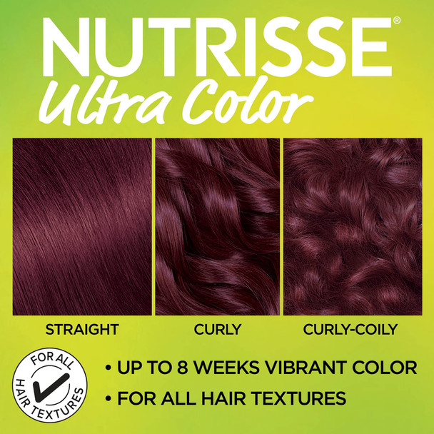 Garnier Nutrisse Ultra Color Nourishing Color Creme, Intense Burgundy [Br3] 1 Ea