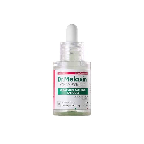 Dr.Melaxin Dr. Melaxin Cicapillin Calming Ampoule 1.0 Fl Oz (30 Ml) Cooling Trouble Niacinamide Aperida Leaf Extract Beauty Essence Korean Skin Care Korean Cosmetics [Official And Genuine]