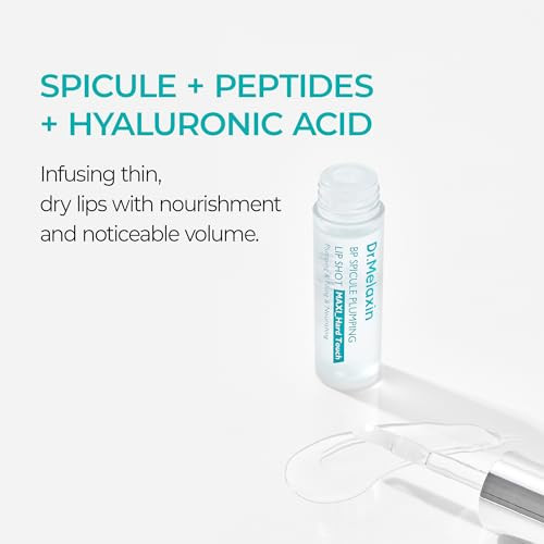 Dr.Melaxin Bp Spicule Plumping Lip Shot Maxi Microneedle Lip Plumper For Fuller Lips & Smooth Texture Hyaluronic Acid & Peptides For Volume & Fine Line Care Korean Lip Treatment