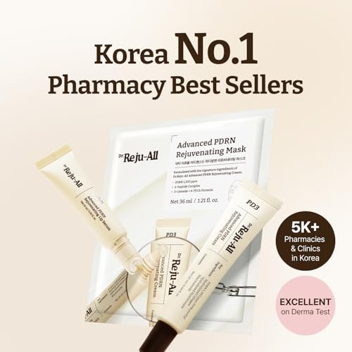 Dr.Reju-All Pdrn Essentials Trio: Pdrn Cream + Lip Serum + Mask - All-In-One Skin Care Daily Routine For Deep Hydration & Radiance - Korean Pharmacy Anti-Aging Skincare Set