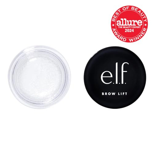 E.L.F. Brow Lift Clear Eyebrow Shaping Wax For Holding Brows In Place Creates A Fluffy Feathered Look Vegan & Cruelty- Clear