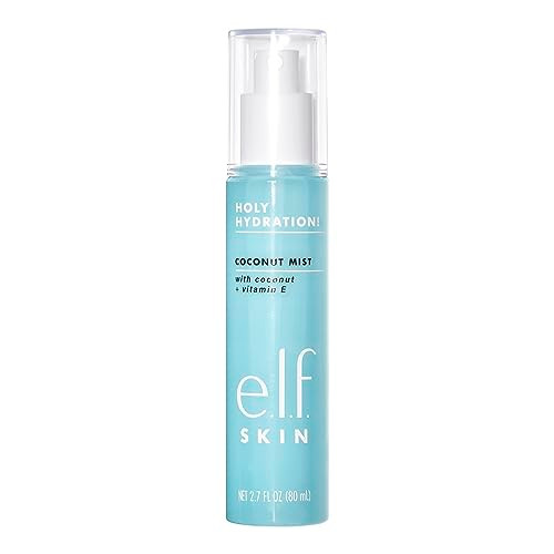 E.L.F. Skin Holy Hydration Hydrating Coconut Mist Refreshes Soothes & Invigorates Skin Tropical Scent 2.7 Fl Oz (Pack Of 1)