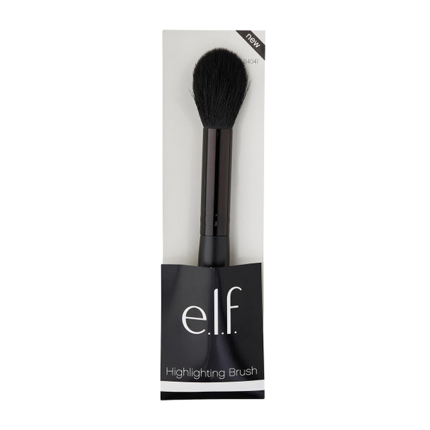 E.L.F. Highlighter Brush Soft Tapered Makeup Brush To Highlight & Strobe Gives Skin An Illuminating Glow Vegan & Cruelty-