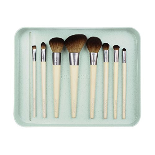 Ecotools-Cruelty Confidence In Bloom Brush Set-Cruelty Synthetic Taklon Bristles Recycled Packaging Recycled Aluminum Ferrules