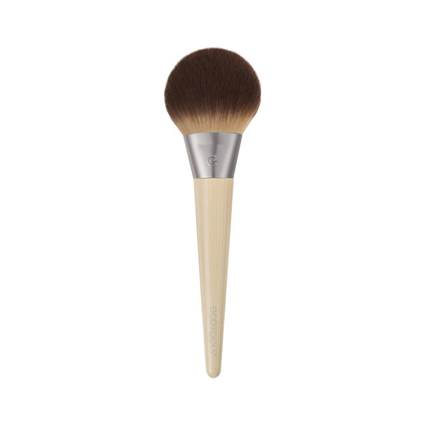 Ecotools Blurring Powder Makeup Brush For Loose & Pressed Powder Large Makeup Brush For All-Over Application Fluffy Synthetic Bristles Eco Friendly Cruelty- & Vegan 1 Count