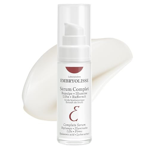 Embryolisse Complete Serum. Advanced Hydrating Formula With Hyaluronic Acid. Replumps Illuminates Lifts Firms 1.01 Fl Oz
