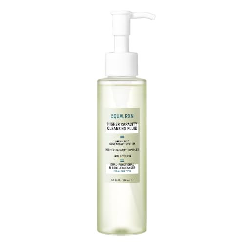 Equalrxn Higher Capacity Cleansing Fluid - Gentle Water-Based Facial Cleanser With 10% Glycerin & Calming Complex For Sensitive Skin