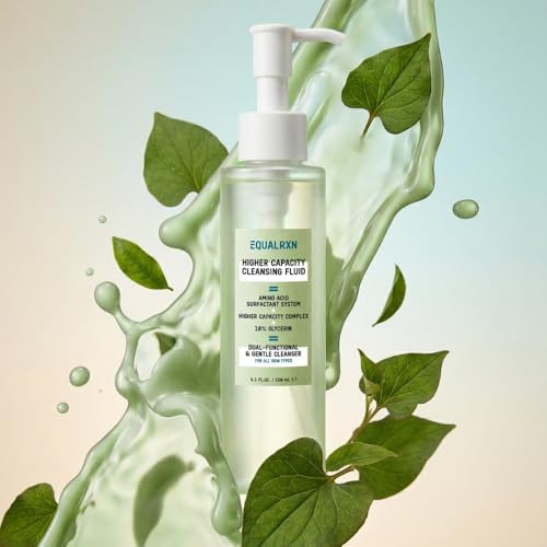 Equalrxn Higher Capacity Cleansing Fluid - Gentle Water-Based Facial Cleanser With 10% Glycerin & Calming Complex For Sensitive Skin