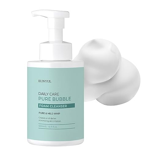 Eunyul Daily Care Pure Bubble Foam Cleanser 16.9 Fl. Oz. Ph 5.5 Bubble Foam With Pump Type & Deep Cleansing
