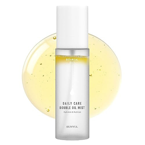 Eunyul Daily Care Double Oil Mist 3.38 Fl. Oz Korean Skincare Face Mist For Deep Hydrating