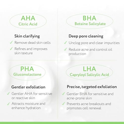 Face Republic Exfoliate & Protect - Aha/Bha Toner + Purity Sun Essence Pore Refining Clarifying Toner Spf 50+ Broad Spectrum Uv Sunscreen Vegan Korean Skin Care
