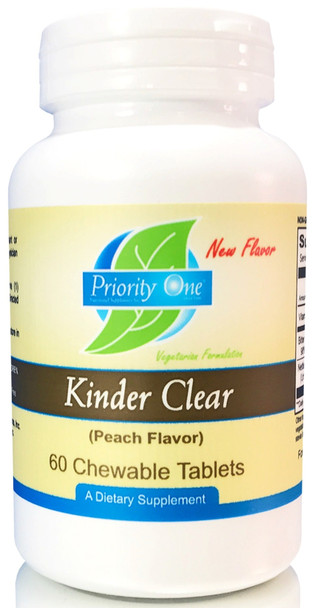 Priority One Kinder Clear 60 Chewable Tablets