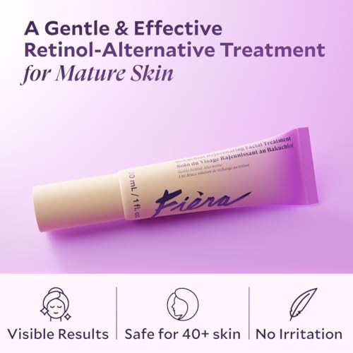 Fi Ra Bakuchiol Rejuvenating Facial Treatment - Retinol-Alternative For Mature Skin - Corrects And Delays Visible Signs Of Aging - With Potent Antioxidants 1 Fl. Oz
