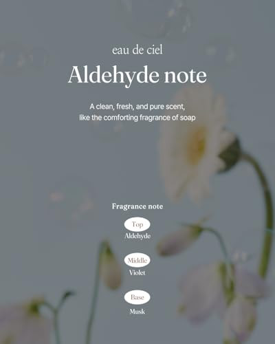Foellie] Eau De Ciel - Feminine Inner Beauty Perfume (For Underwear) Pure White Rose Scent Fragrance 5Ml(0.169 Fl Oz)