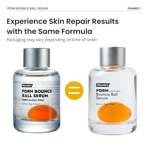 Frankly Pdrn Bounce Ball Serum 99% Pure Salmon Pdrn For Post Microneedling Recovery Redness & Damaged Skin Repair Salmon Dna Glass Skin Korean Skincare Lightweight Non Sticky 1.01 Fl Oz
