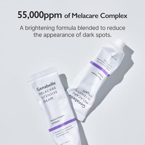 Genabelle Melacare Intensive Duo - Melacare Intensive Cream (1.69 Fl Oz) & Spicule Toning Shot Ampoule (0.03 Fl Oz 3Ea)