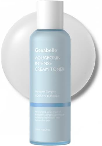 Genabelle Aquaporin Intense Cream Toner Milky Glow Essence With Ceramide Panthenol Aquaxyl For Soothing Moisture Non-Sticky Formula - Dermatologist Tested 4.05 Fl.Oz