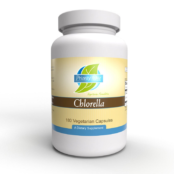 Priority One Chlorella 300Mg 180 Vegetarian Capsules