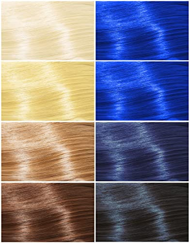 Good Dye Young Streaks And Strands Semi Permanent Hair Dye (Blue Ruin) With Lightning Kit 2 Oz