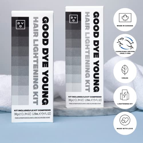 Good Dye Young Semi-Perm Dye (Ex-Girl) With Hair Lightening Kit (4Oz)