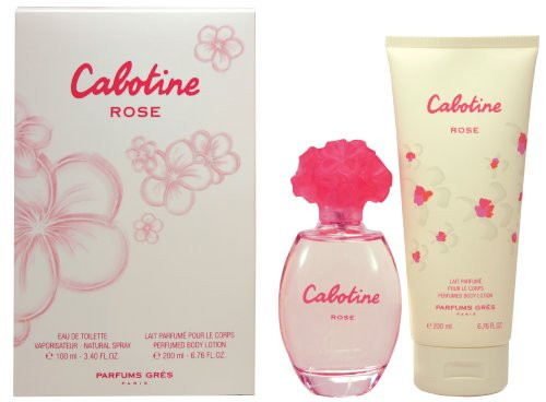 Gres Cabotine Rose 2 Piece Set For Women (3.4 Eau Di Toilette Spray + 6.8 Body Lotion)